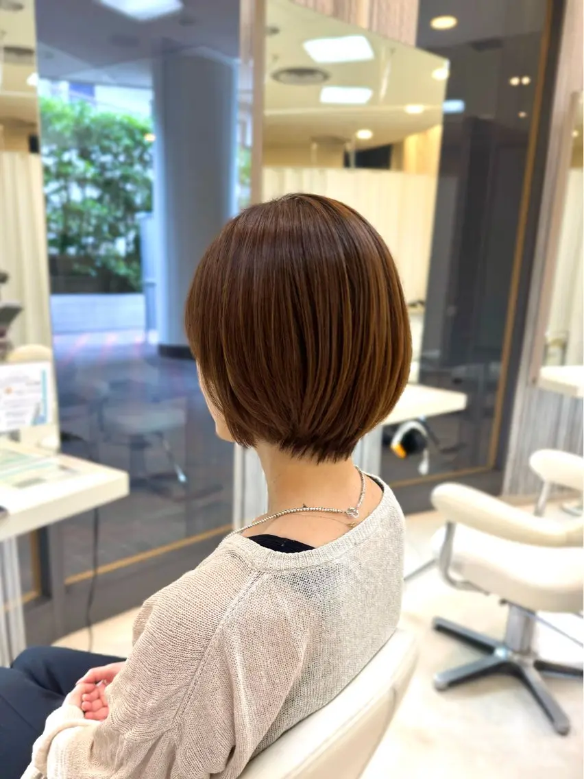 ショート ボブ ショートヘア 🤍miyazaki rena🤍のヘアスタイル
