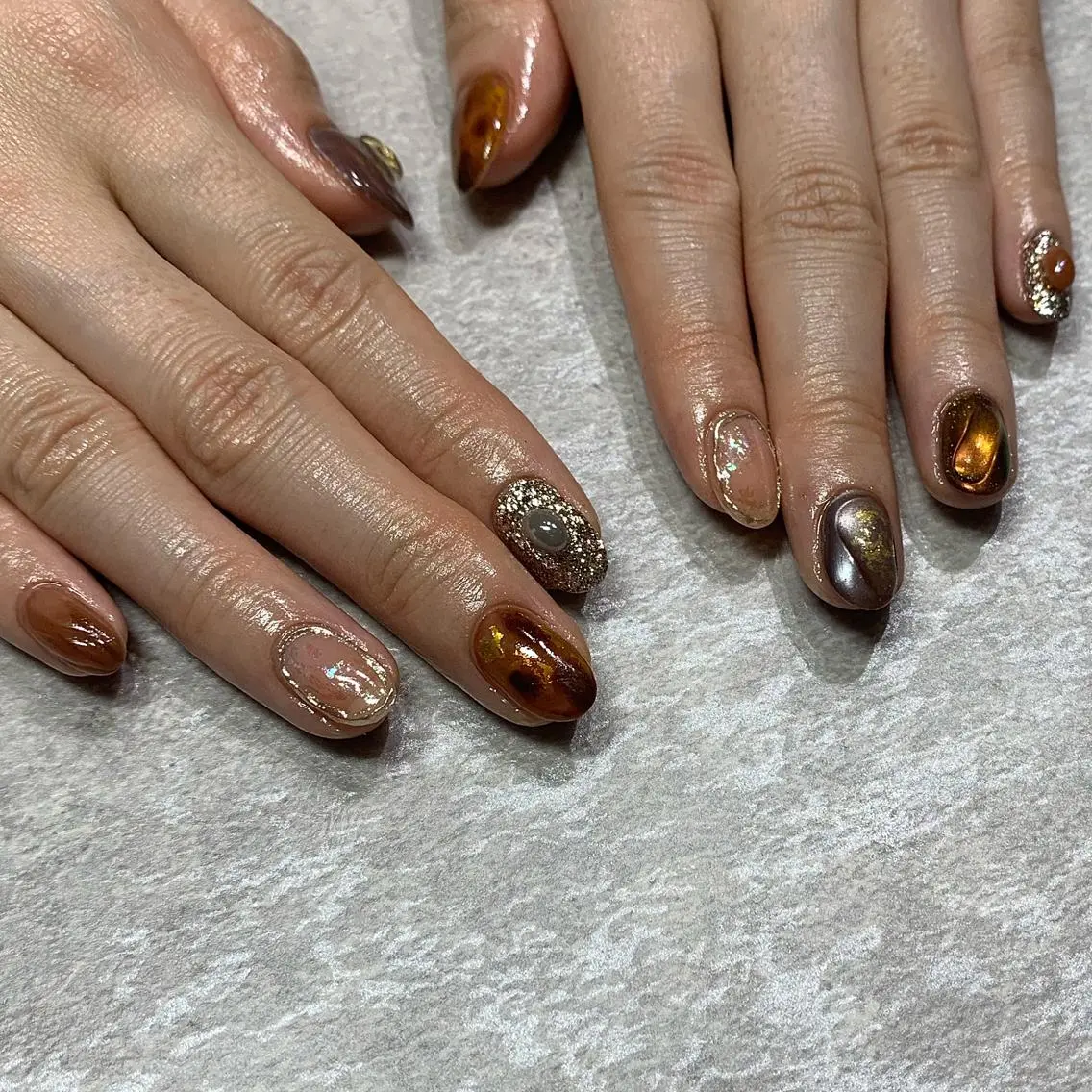 ネイル ハンドネイル ハンドケア lylynail YUUKAのネイルデザイン