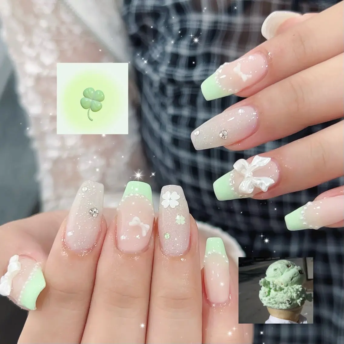 ネイル ハンドネイル 🪄mimi🎀 Midori🪽のネイルデザイン