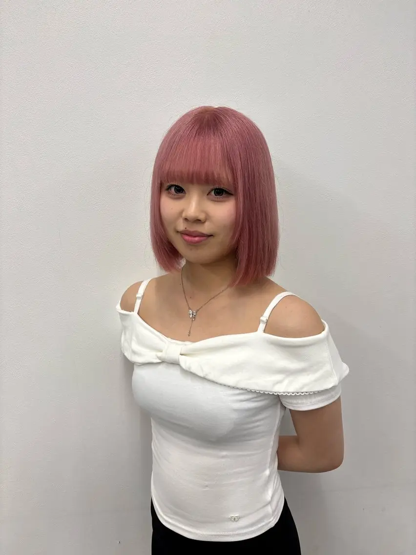ミディアム カラー ヘアカラー KUREHA/艶モテ カラー✨／海外系🌺のヘアスタイル