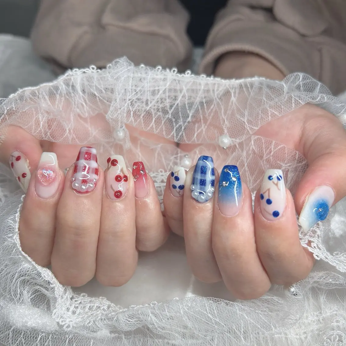 ネイル ラメ(グリッター) ラメグラデーション ハンドネイル Best Nail Yu🎀🫧のネイルデザイン