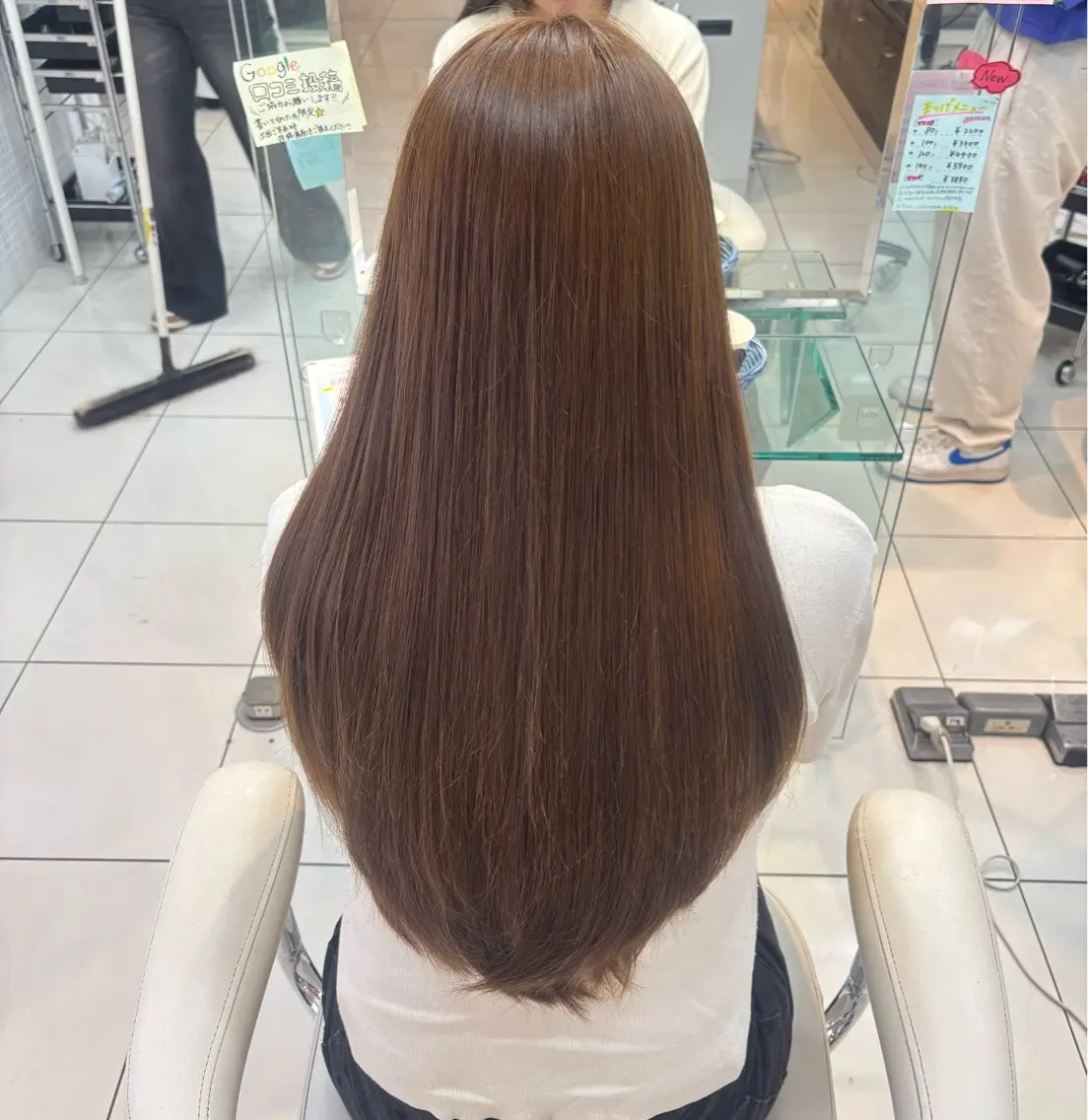 ロング ヘアカラー トリートメント カラーモデル募集 🎀MOMO🎀のヘアスタイル
