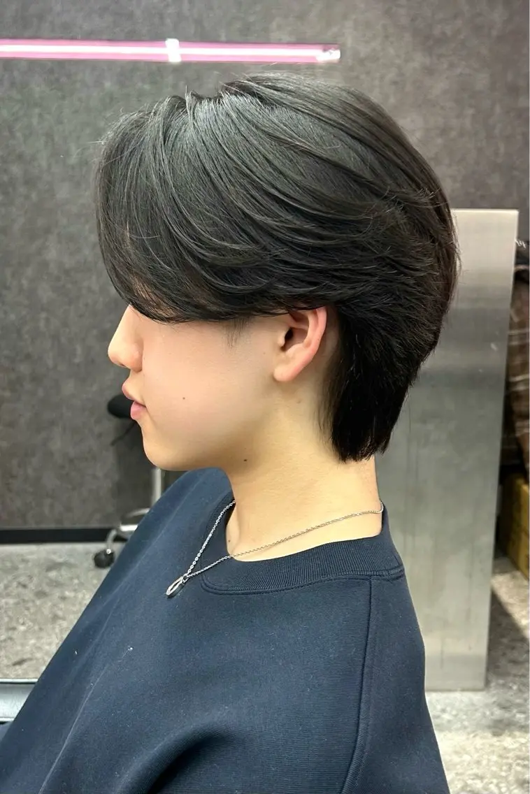 ショート カラー メンズ カット ヘアセット メンズスタイリスト 前田雄輝のヘアスタイル
