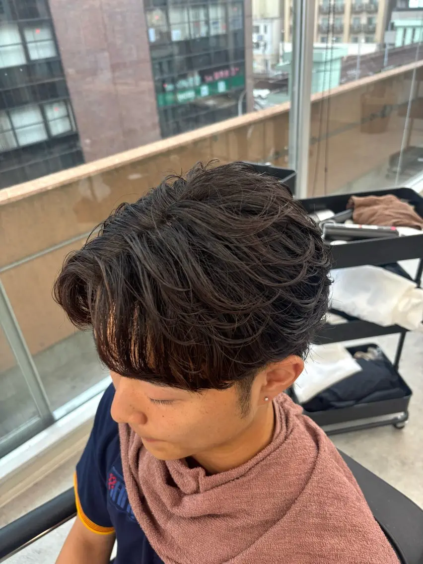 メンズ カット パーマ 【横浜メンズ🔥 】あやか❤️🔥のヘアスタイル