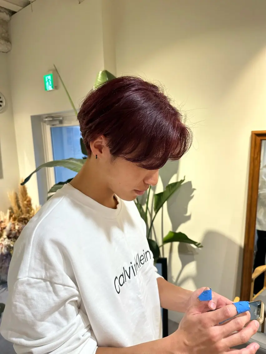 カラー ヘアカラー HANAME 原宿美容室のヘアスタイル