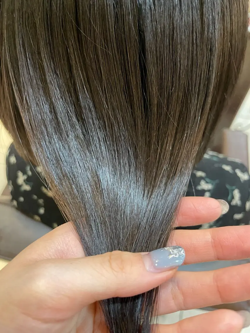 セミロング ヘアカラー トリートメント 似合わせまつパ× 透け感カラー/ゆりのマツエク・マツパデザイン