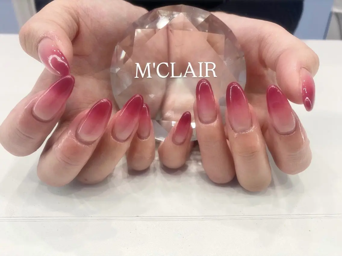 ネイル グラデーション ネイルチップ ハンドネイル M'CLAIR makikoのネイルデザイン