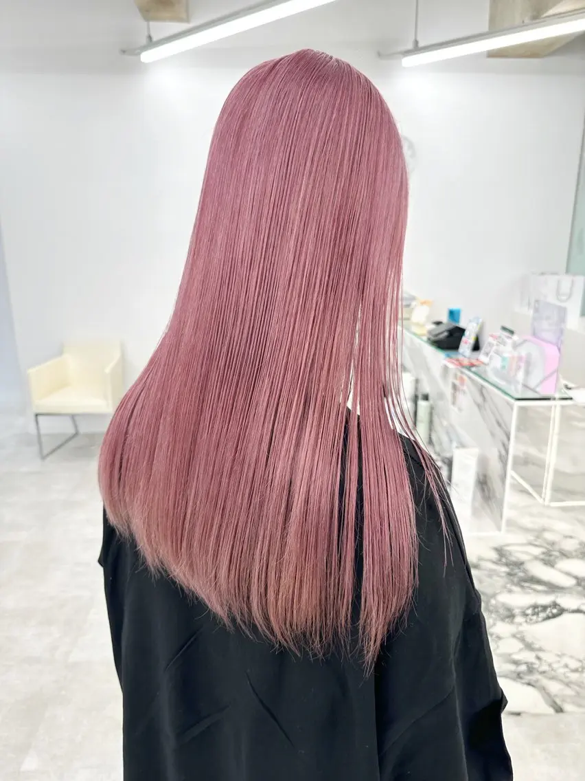 ロング カラー ヘアカラー トリートメント ブリーチ指名No.1 Daikiのヘアスタイル