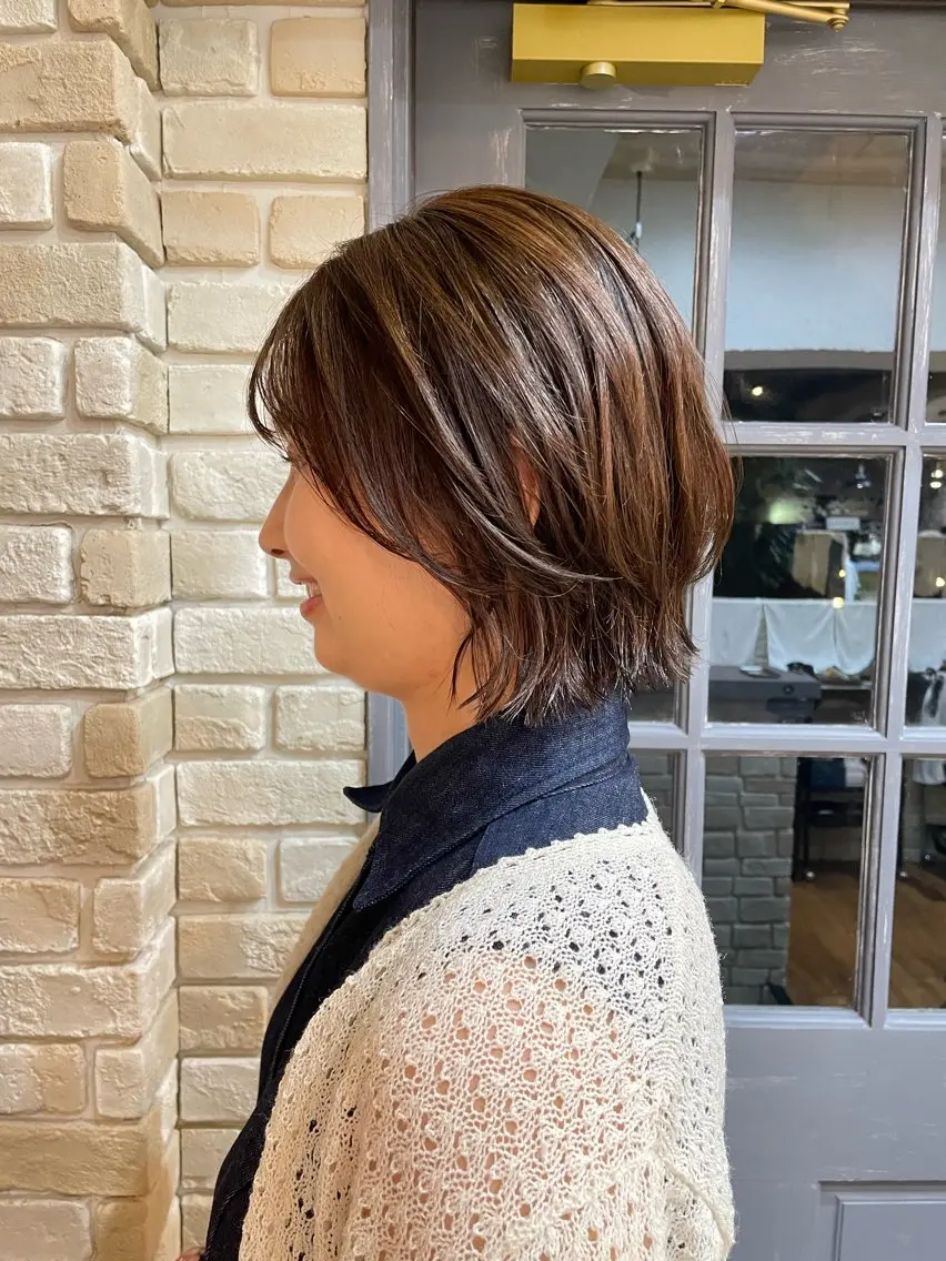 ショート レイヤースタイル⭐️ 村上のヘアスタイル