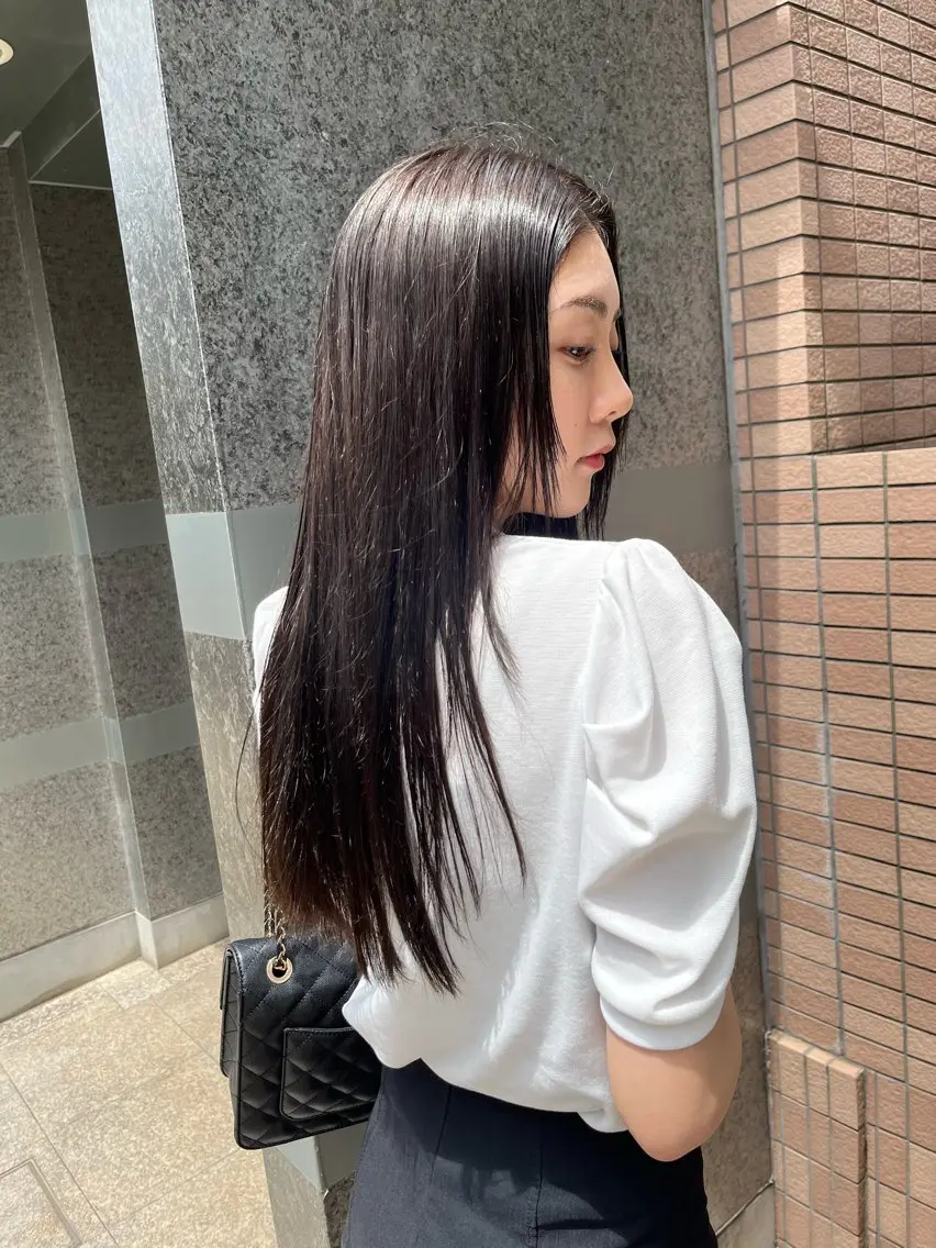 カット+縮毛矯正の写真