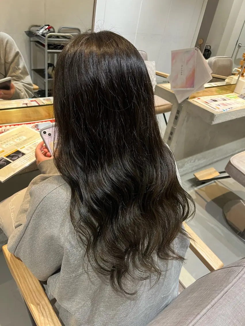 カラー 透明感カラー イルミナカラー Shalom mai🎀のヘアスタイル