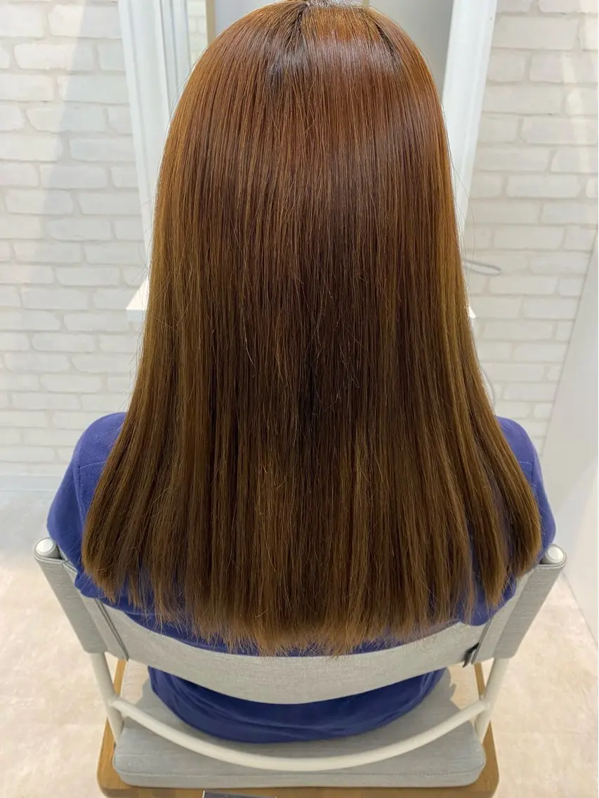 ロング ロング 縮毛矯正 縮毛矯正 トリートメント THETAふじみ野 野宮のヘアスタイル