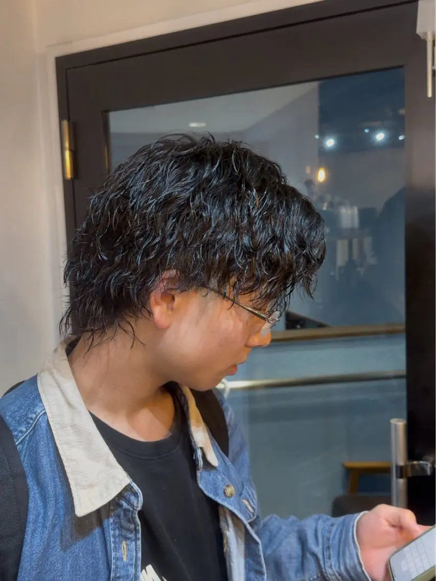 【✨️人気No.2✨️】メンズカット+選べるメンズパーマ 相談も可能なクーポン✨️の写真