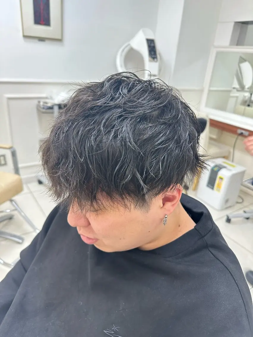 メンズ 暖色🎀ゆるふわ☁️ MOERI 🍒のヘアスタイル