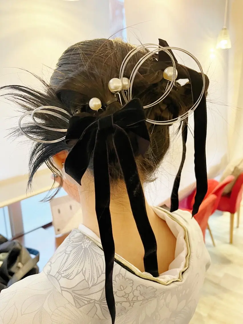 お呼ばれ🌸結婚式👰‍♀️卒業式🎓などヘアセット✨✨の写真