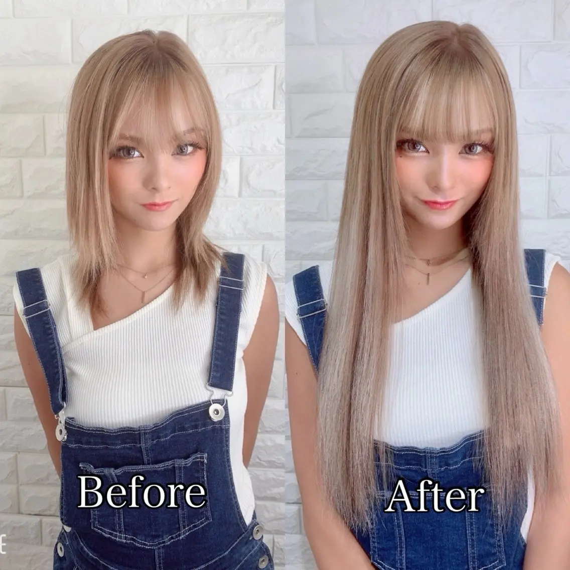 【迷った方こちら】🌸プルエクステ60本​〜​＋馴染ませカット半額🌸の写真