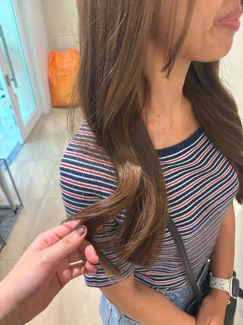 ロング カラー ヘアカラー 野口 楓華のヘアスタイル