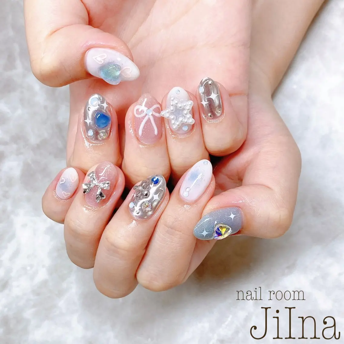 ネイル 持ち込み JiIna nailのネイルデザイン