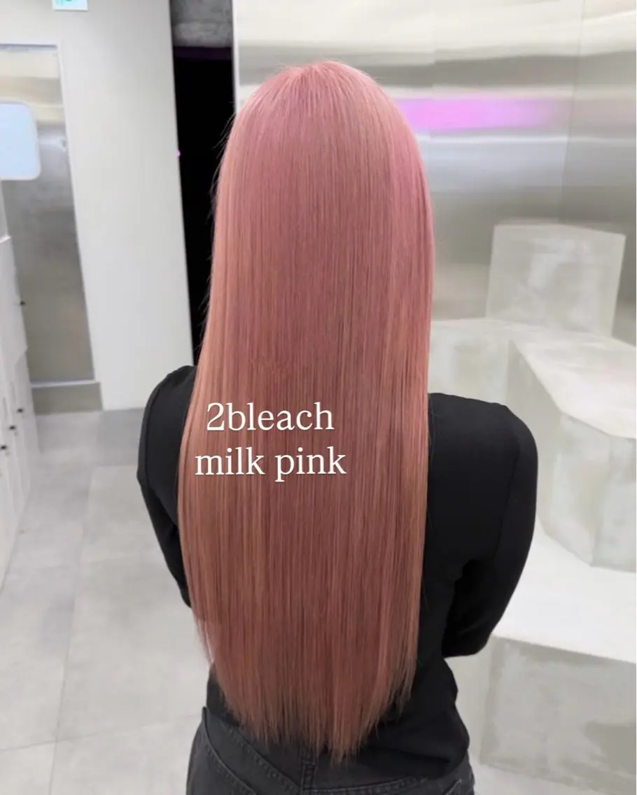 ロング カラー カット ヘアカラー 🧸🎀ブリーチ ‪栄🎀🧸かのんのヘアスタイル
