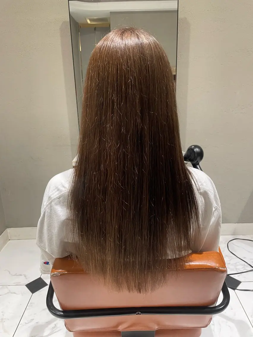 ロング カラー 松田 響のヘアスタイル