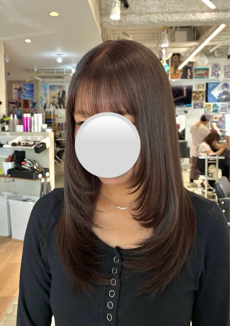 カラー ヘアカラー 透明感カラー|渋谷 オタク|ダブルカラーのヘアスタイル