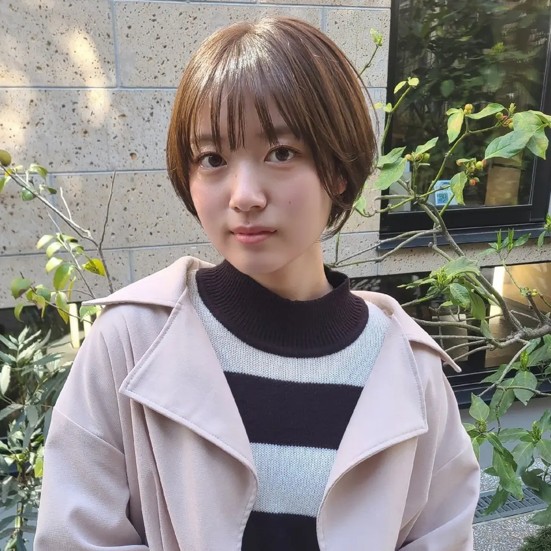 ショート 似合わせカット ショートヘア 西田 理沙のヘアスタイル