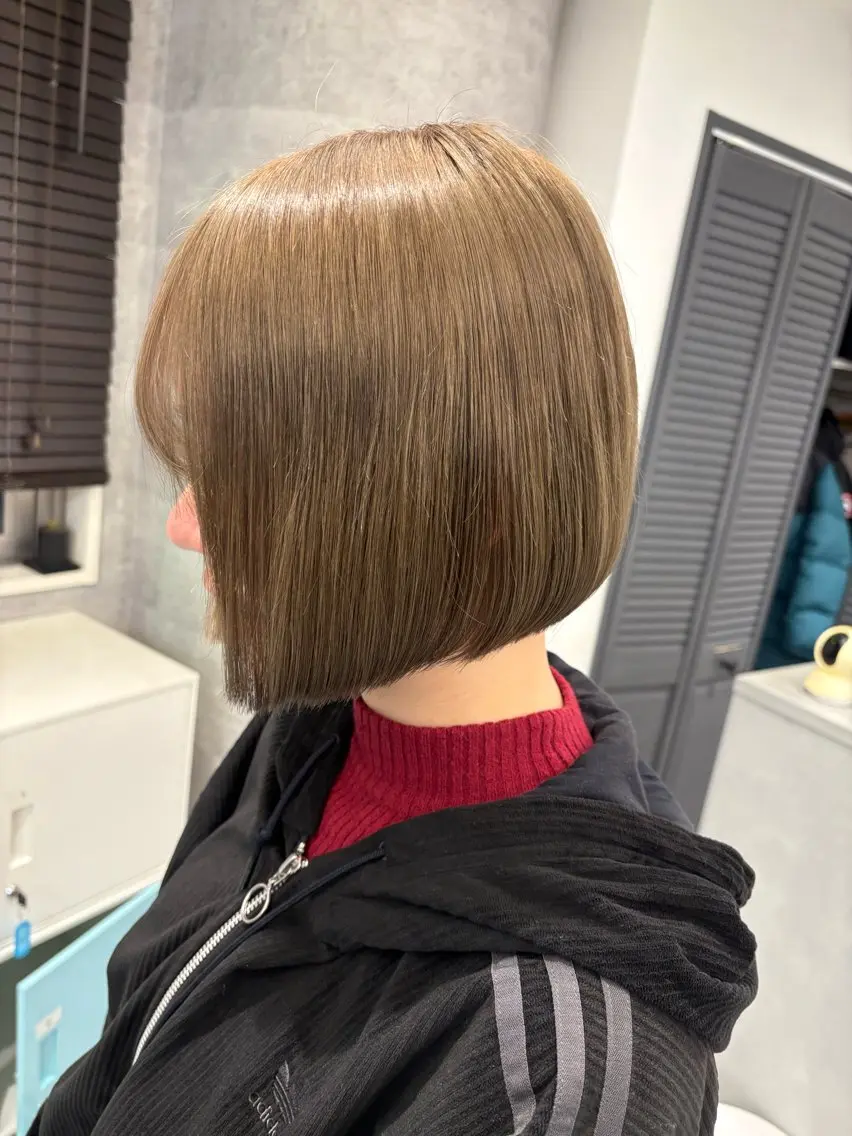 ショート ボブ ケアブリーチ🌟 ♢WATARU♢のヘアスタイル