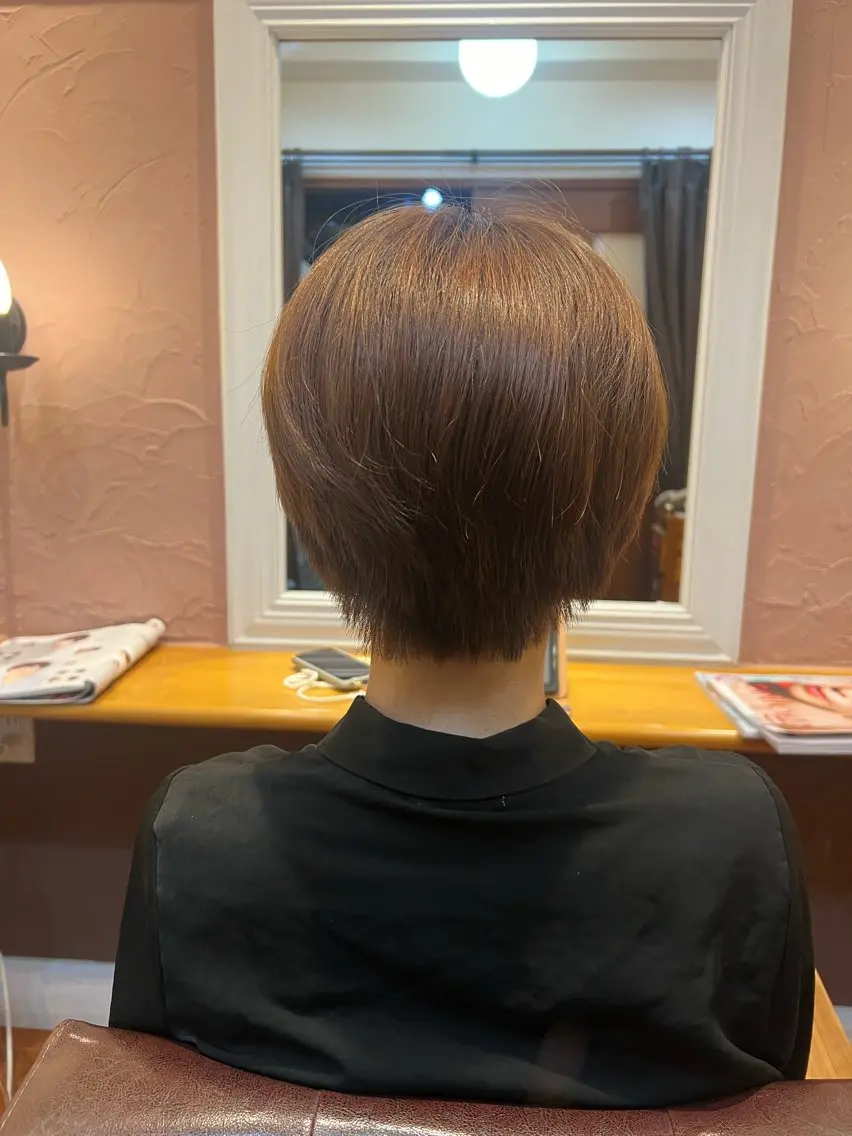 ショート 大内 芹菜のヘアスタイル