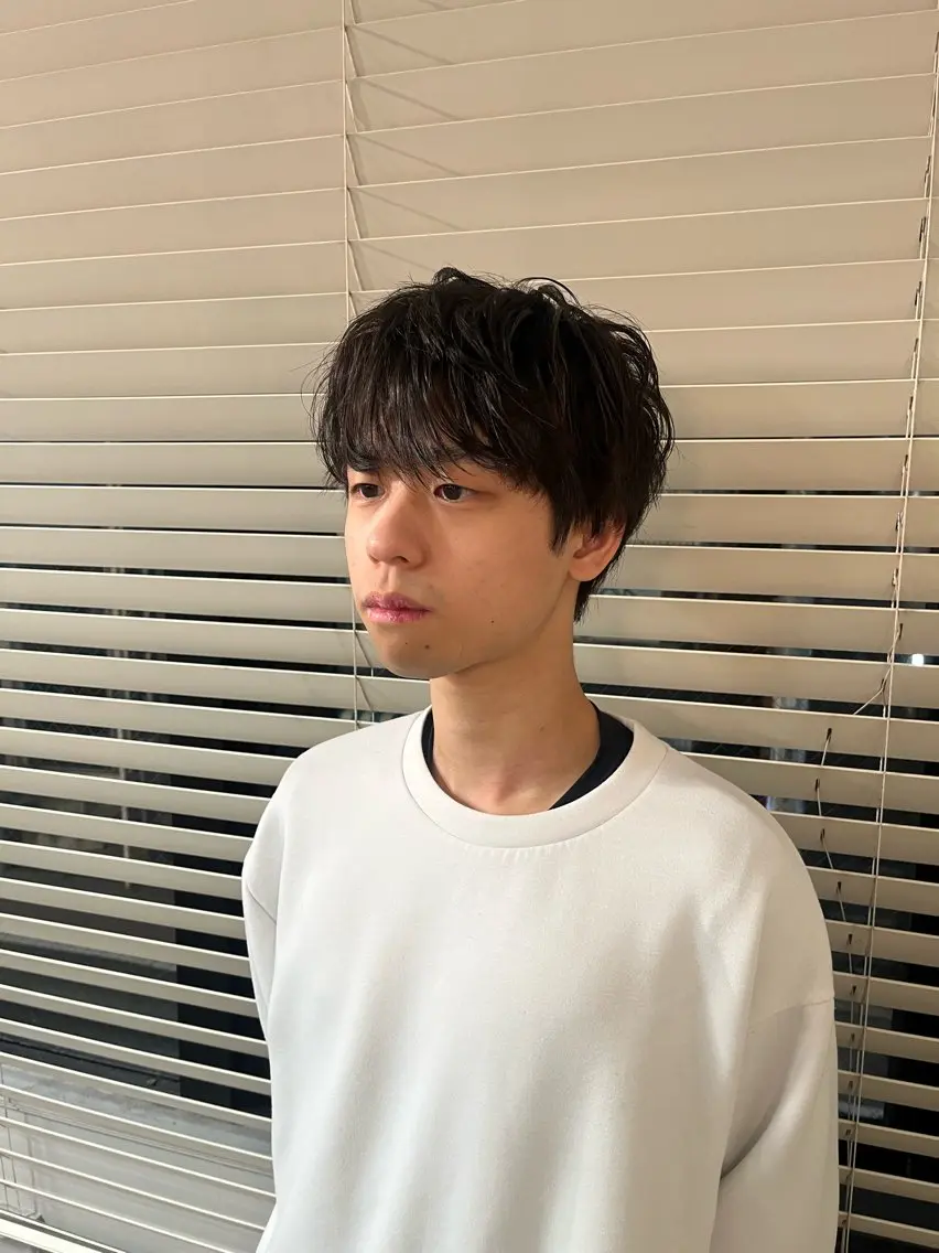 ショート メンズ カット デザインカラー🍬✨ 透明感カラー✨ナナのヘアスタイル