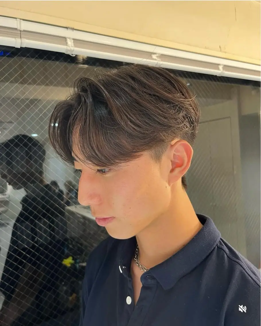 メンズ パーマ 重松 丈博のヘアスタイル