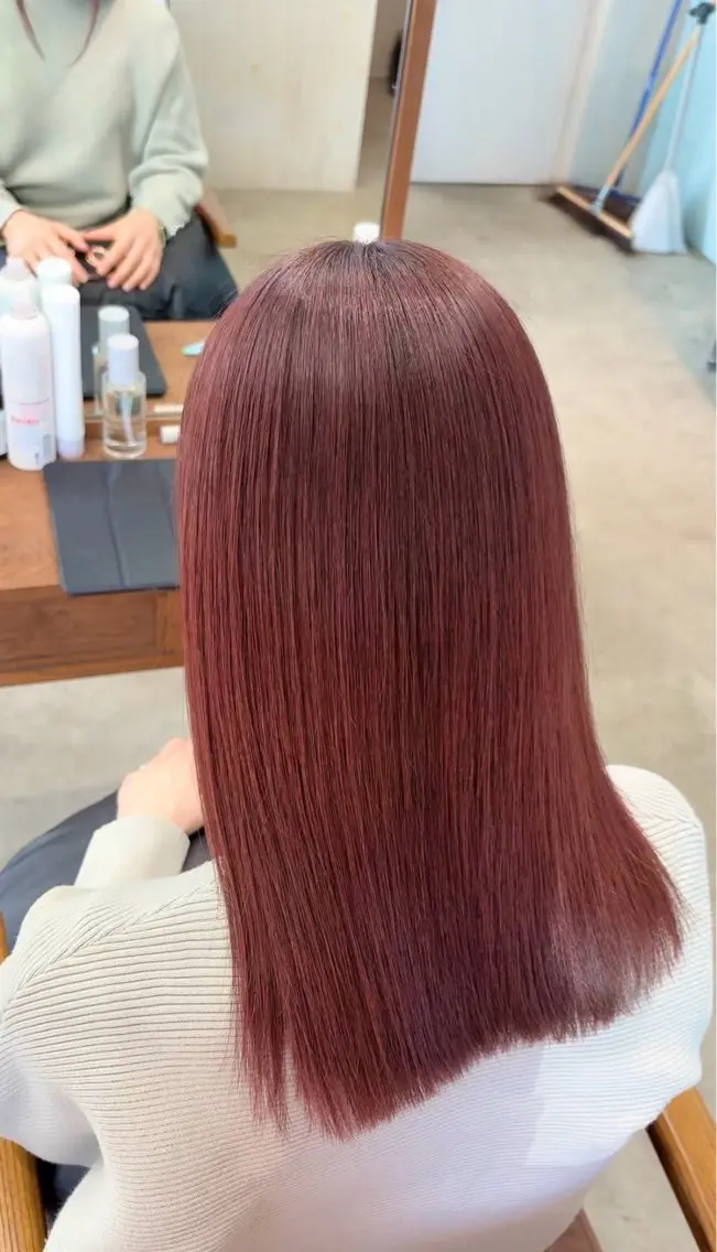 セミロング カット ヘアカラー トリートメント SONO 【一宮】のヘアスタイル