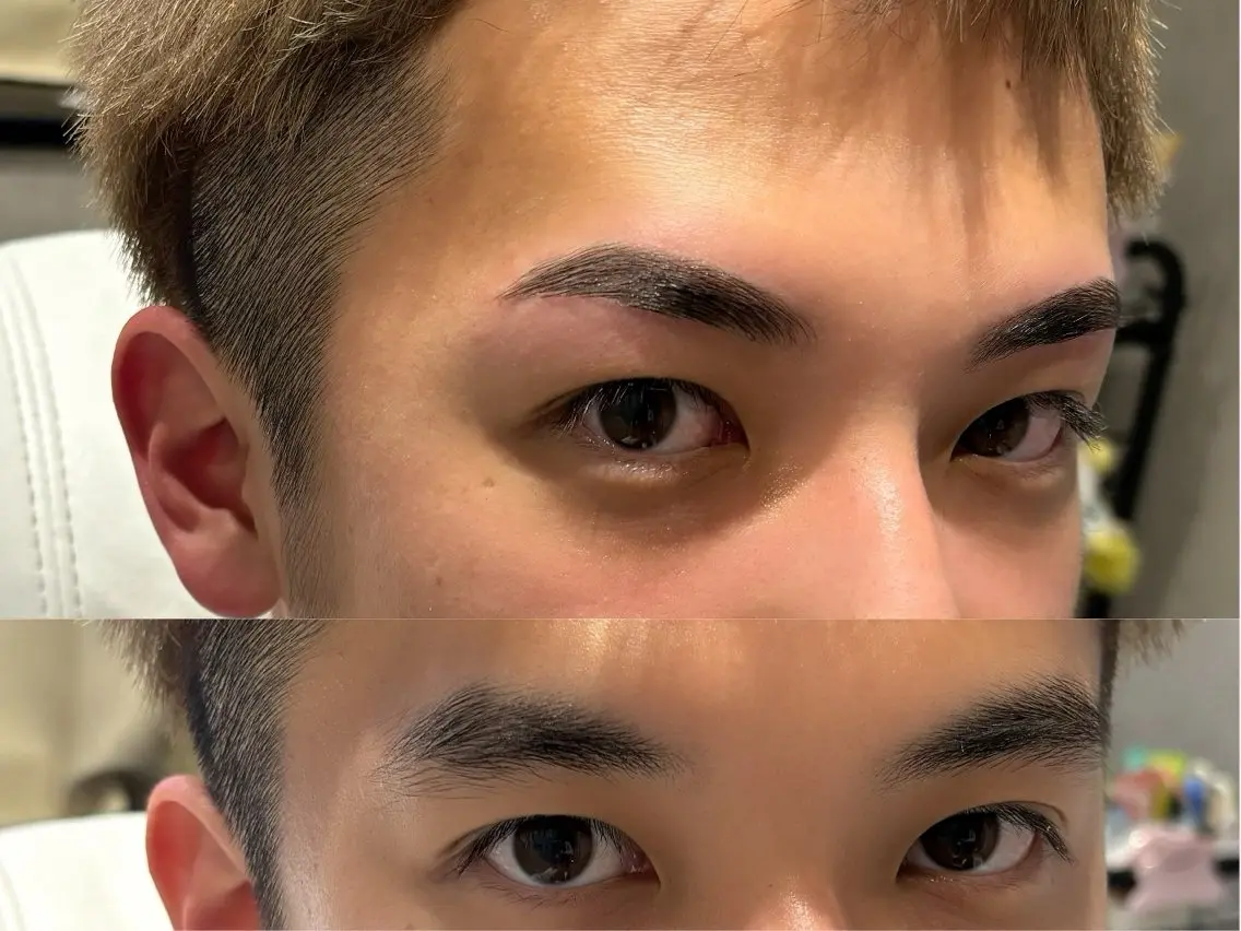 メンズアイブロウ 🌟眉毛ワックス+眉毛パーマ🌟の写真