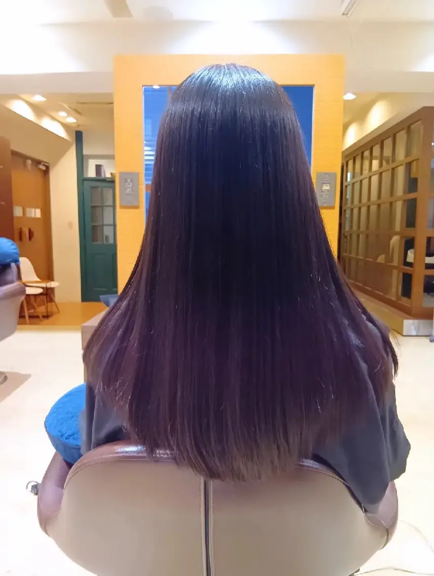 ロング 縮毛矯正 トリートメント カット トリートメント 小林暢🌟Orque 髪質改善サロン🌙のヘアスタイル