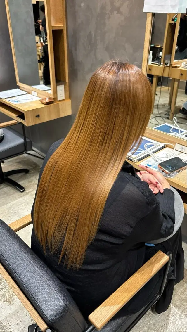 ロング 上場 健史のヘアスタイル