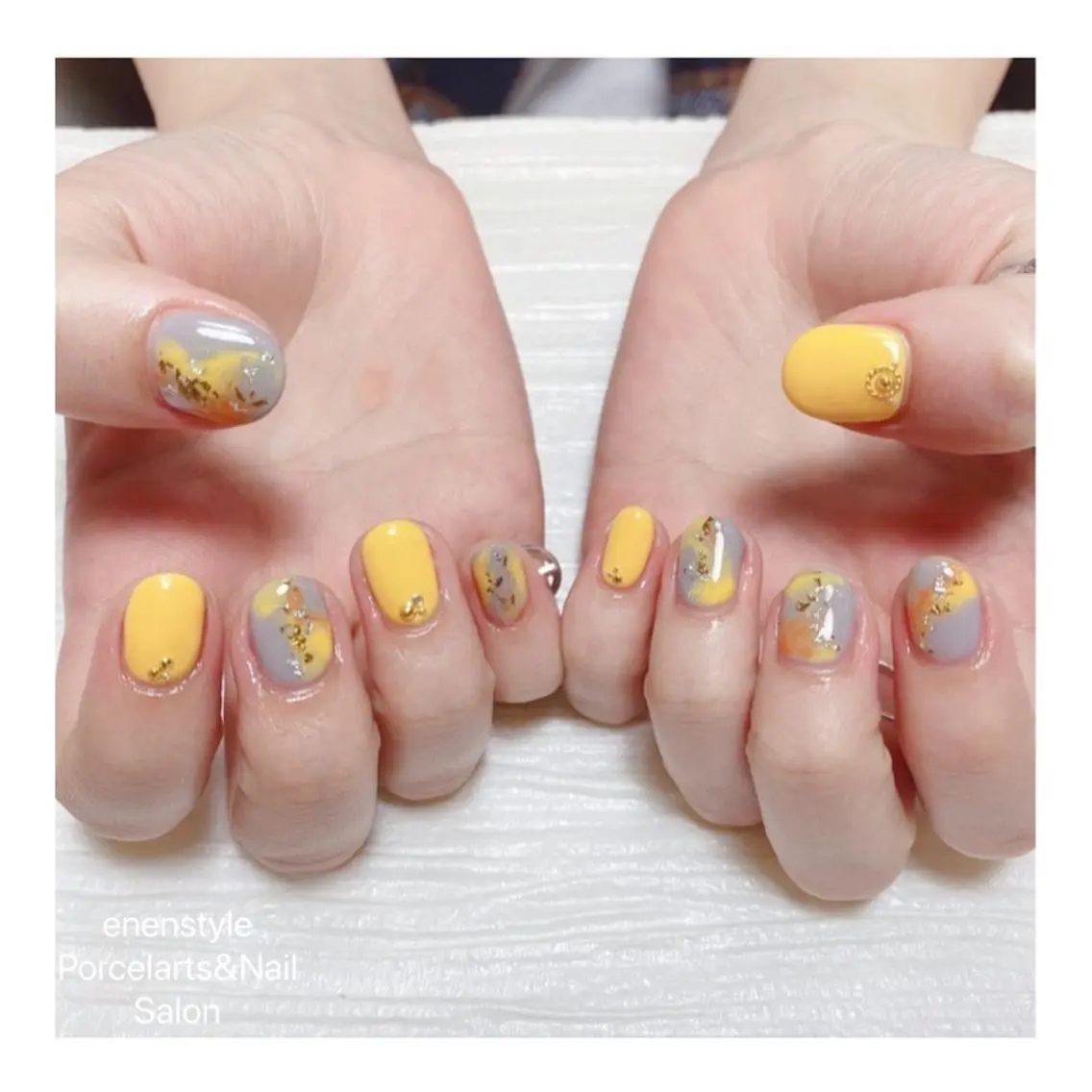 ショート ネイル ハンドネイル 🐾enen style 🐾のネイルデザイン