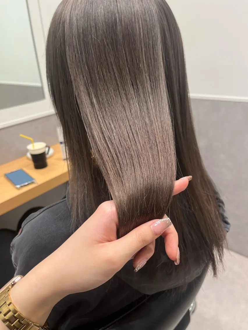 ロング カラー ラベンダーカラー ヘアカラー トリートメント 𝒢𝒾𝓇𝓁𝓎 ⑅ 𝓎𝓊𝓀𝒶のヘアスタイル
