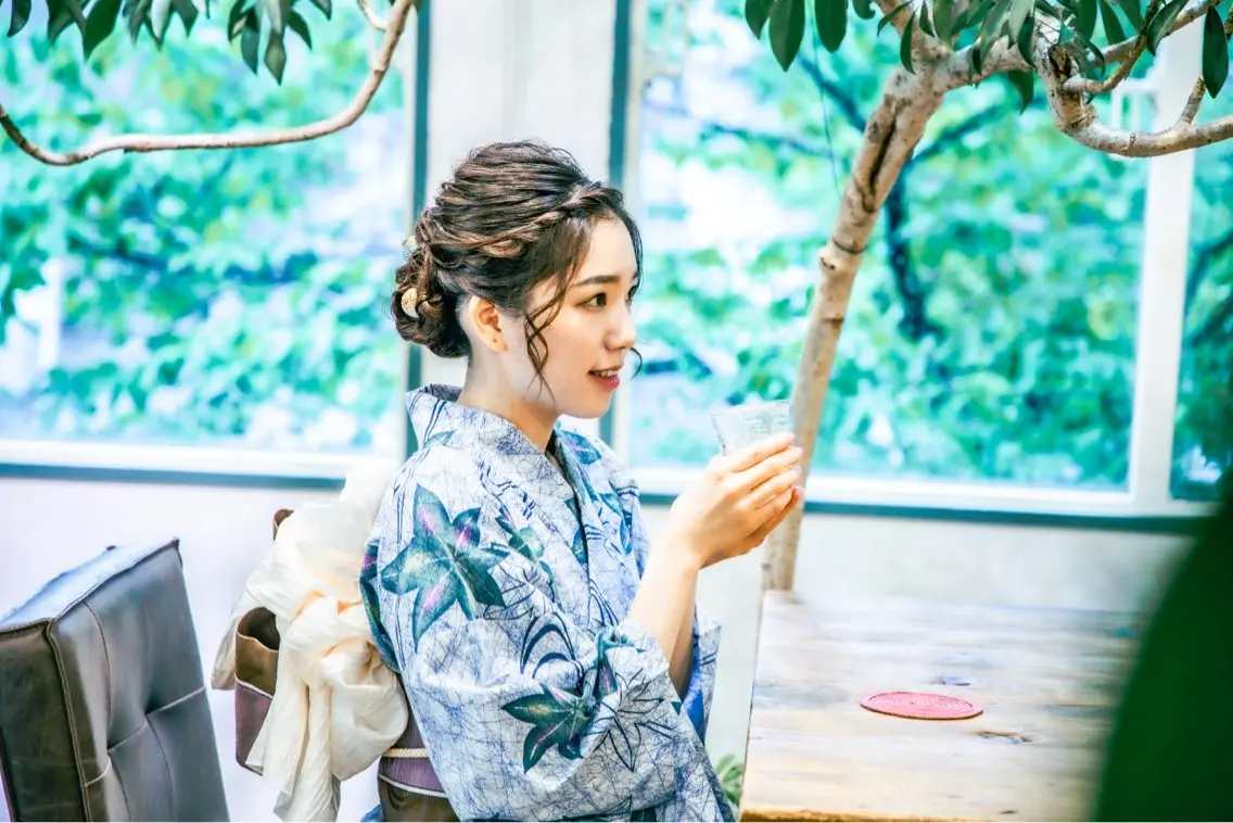 ヘアアレンジ 浴衣 ヘアセット hair make もりした　ゆうのヘアスタイル