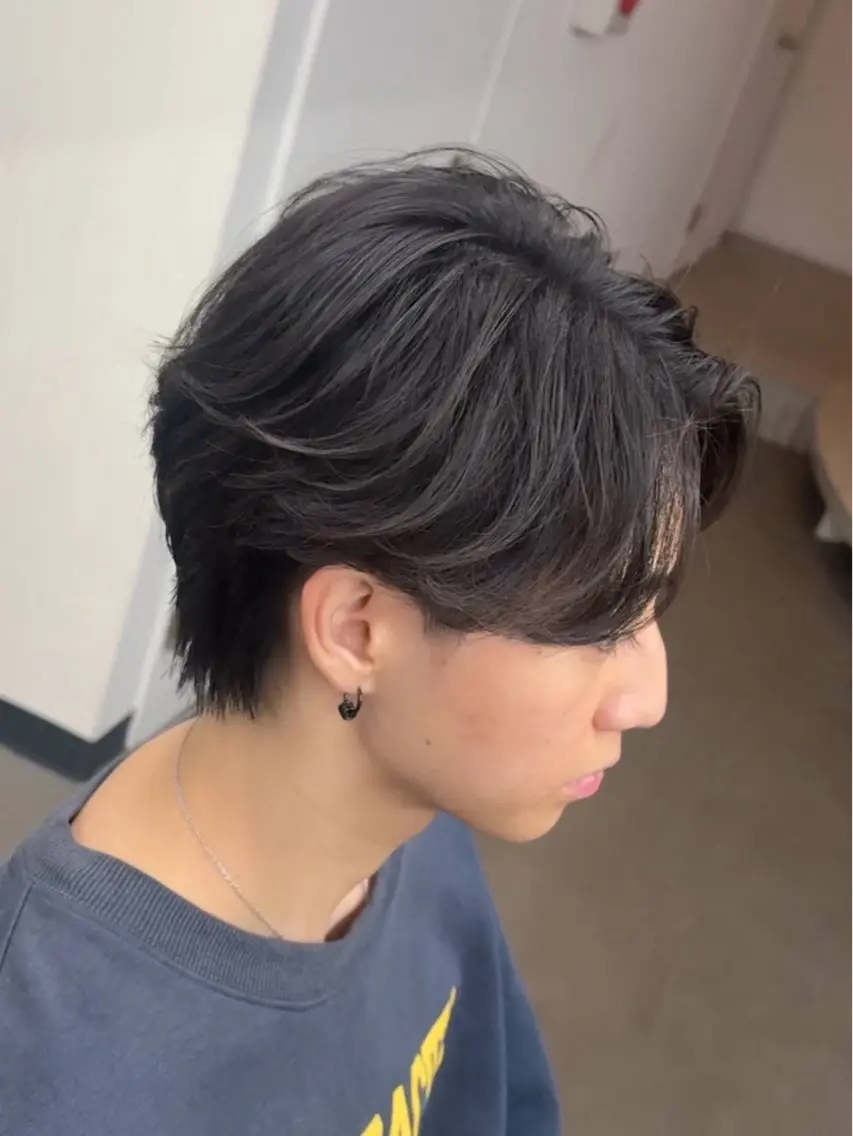 メンズカット+ニュアンスパーマの写真