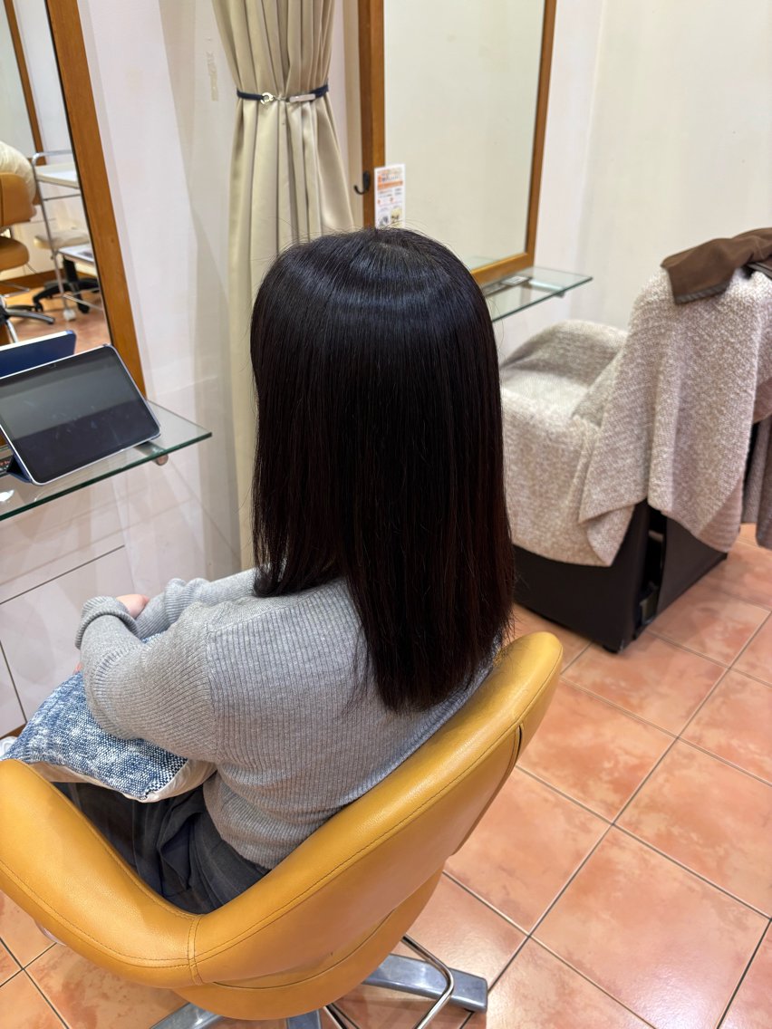 ミディアム カラー ブラウンカラー ピンクカラー ピンクブラウン 🌼藤川 波澄🌼のヘアスタイル