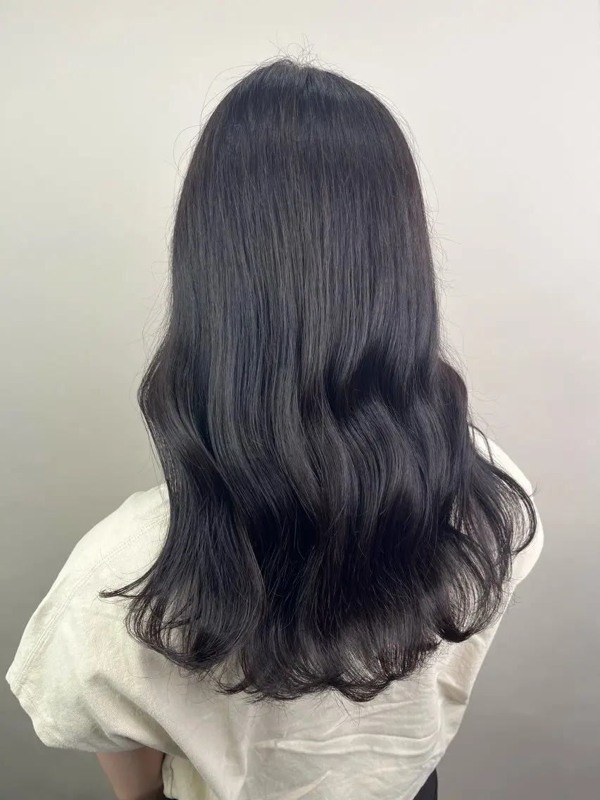 カラー バイオレットカラー ヘアカラー 透明感カラー/パーマ 🌀アオノのヘアスタイル
