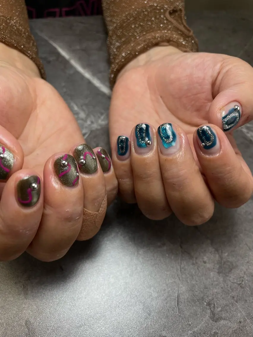ネイル ハンドネイル nail salon 3🌞越谷のネイルデザイン