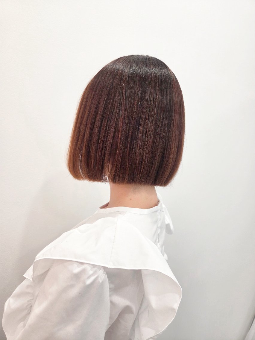 ショート パーマ カット 縮毛矯正 トリートメント ヘッドスパ 齋藤 愛美のヘアスタイル