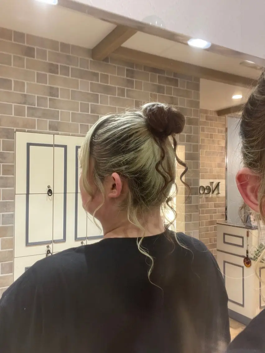 ヘアアレンジ 近 大和のヘアスタイル