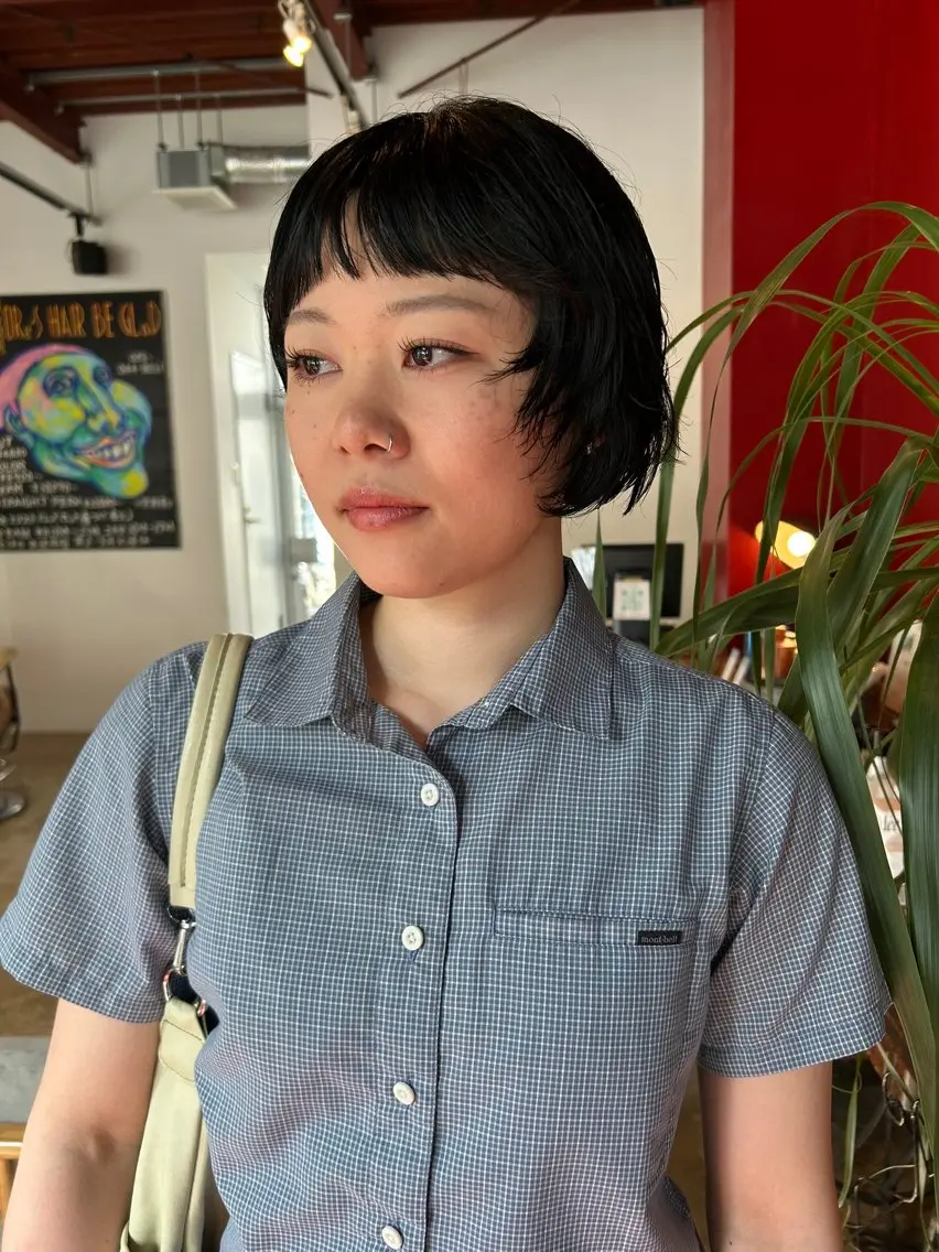 ミディアム ORe'S HAIR BE　GLaDまなみのヘアスタイル