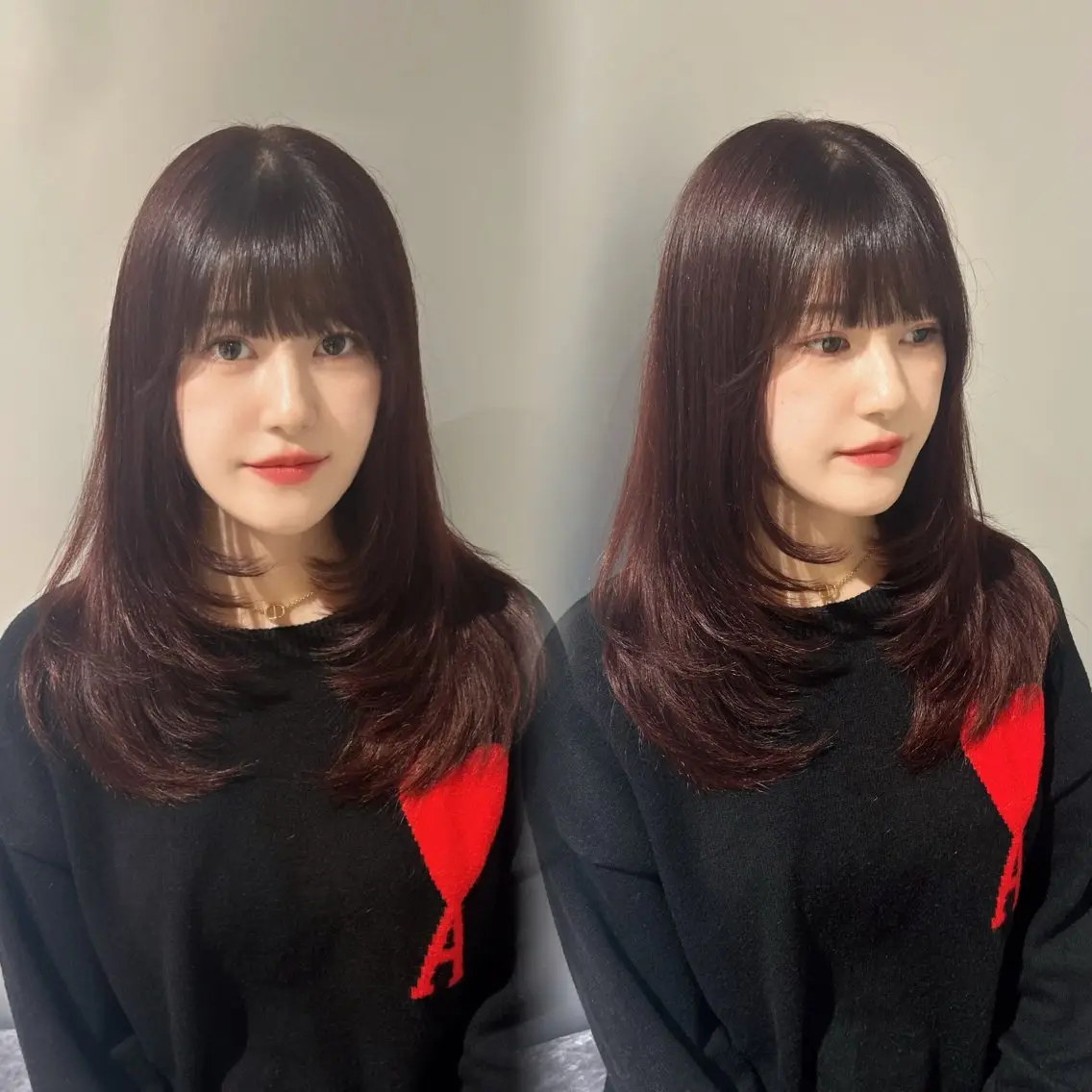 ロング カラー レイヤーカット/ 縮毛矯正🇰🇷早坂のヘアスタイル