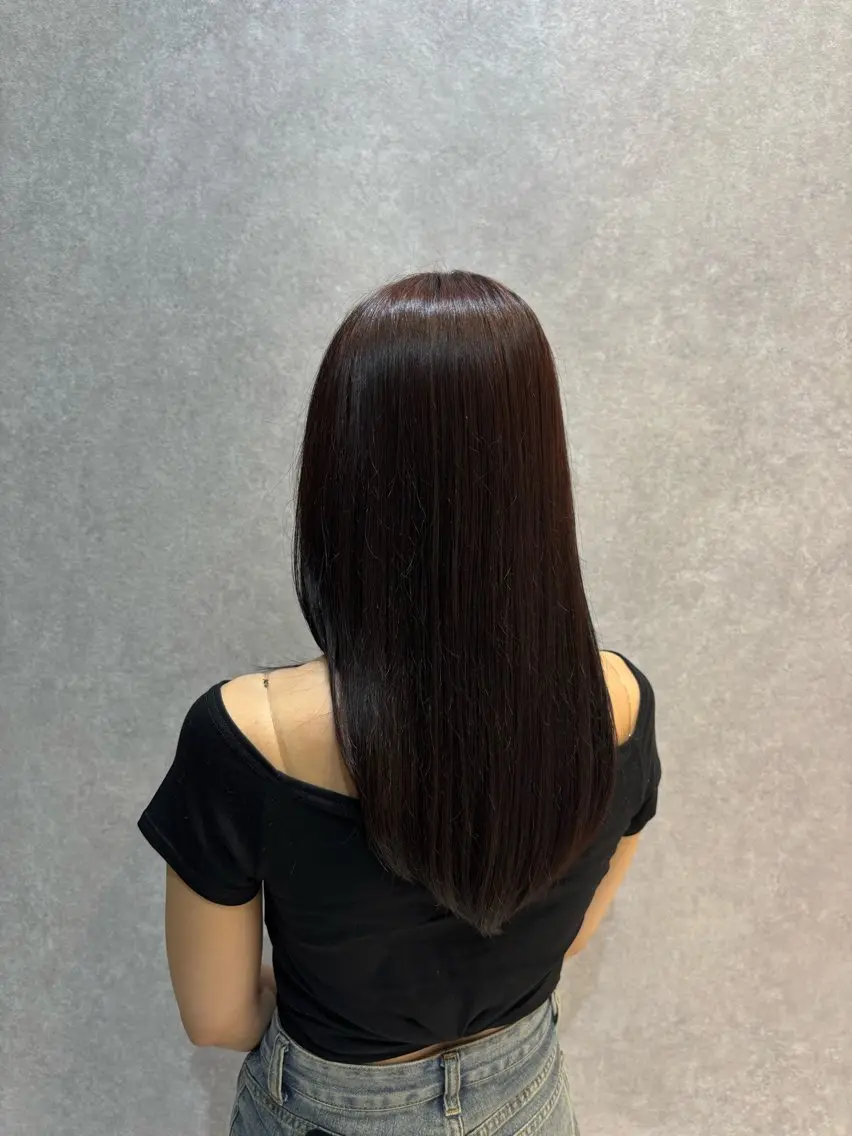 カラー オレンジ Ash TOWA 🩵透明感カラー🩵のヘアスタイル