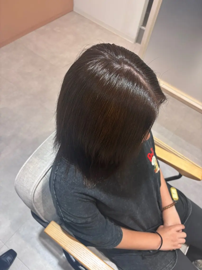 ミディアム カラー 齋藤 瑞樹のヘアスタイル