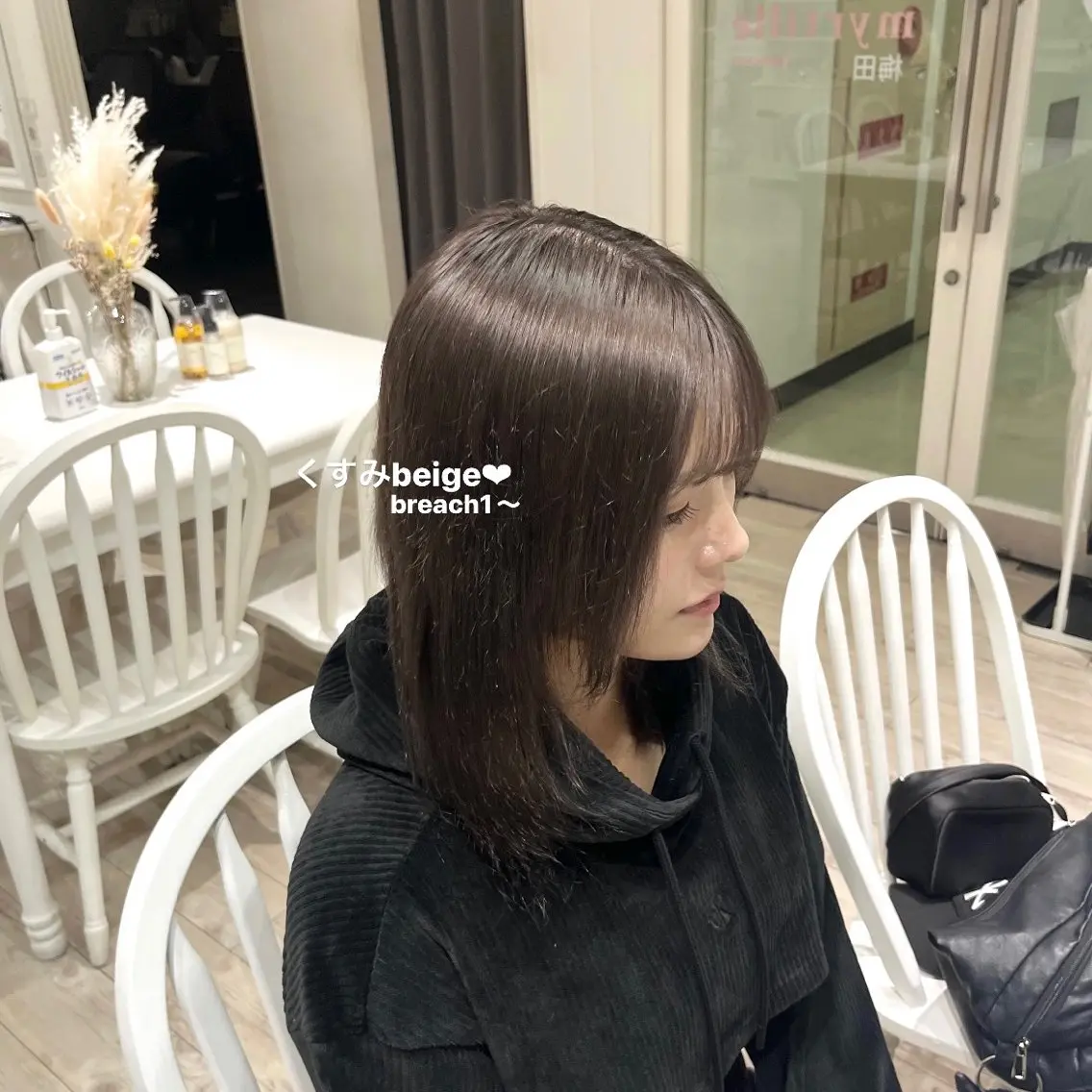 ミディアム カラー ブリーチ 𝑴𝒊𝒌𝒖💝 透明感モテカラーのヘアスタイル