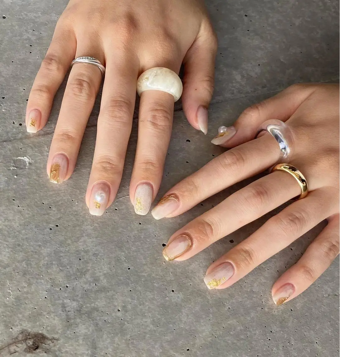 ネイル アートネイル 長さ出し ジェルネイル 氷ネイル・うるうるネイル マットネイル ハンドネイル nail salon Soeurのネイルデザイン