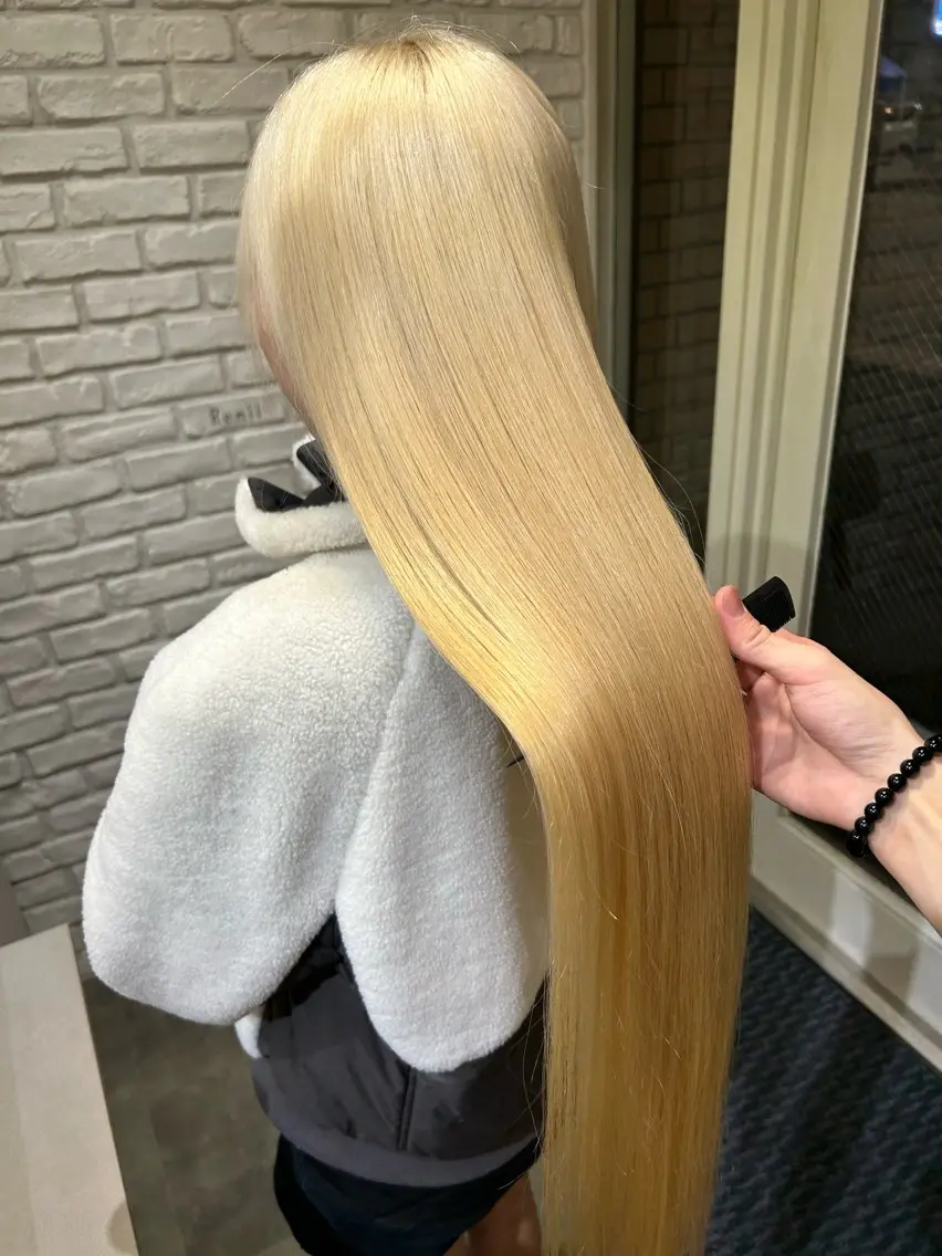 ロング ヘアカラー ︎☀️はるき︎︎☁️ ショートモデル募集のヘアスタイル